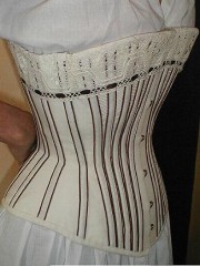 Halfbust-corset 'Heather' - Sideview
