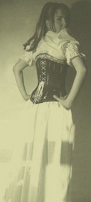 Viktorianisches Schnürkorsett um 1890